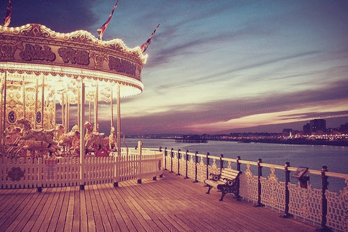 Would you rather sit on the bench, wondering what could have been, or go on the carousel ride?