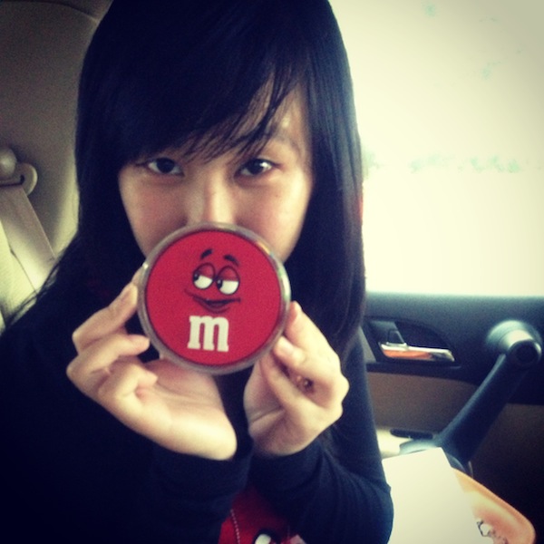 So here's the obligatory Valentine's chocolate: M&Ms!