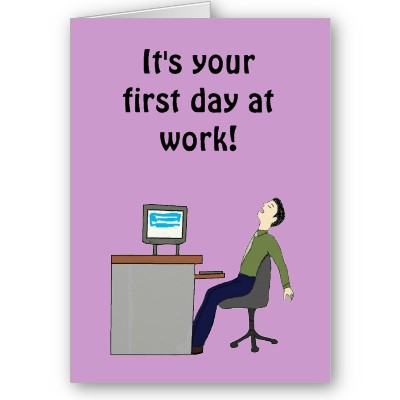 first day job quotes funny